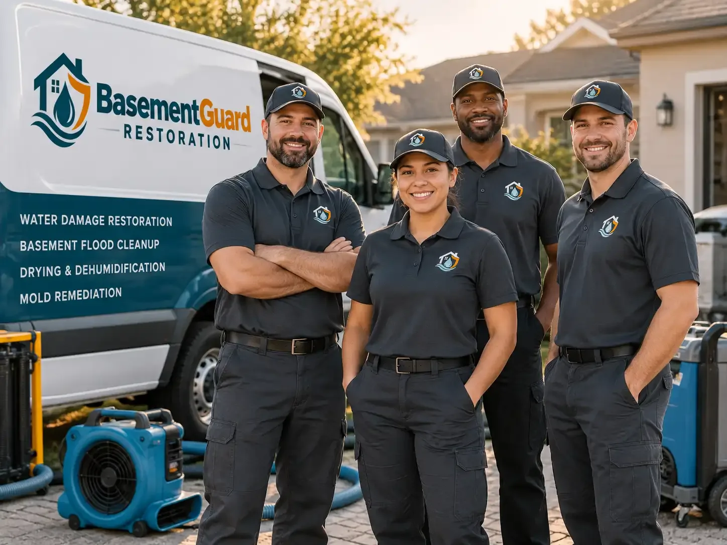 Basement Water Damage Restoration company in Rule, TX